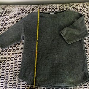 Half sleeve Cotton & acrylic JJill casual sweater